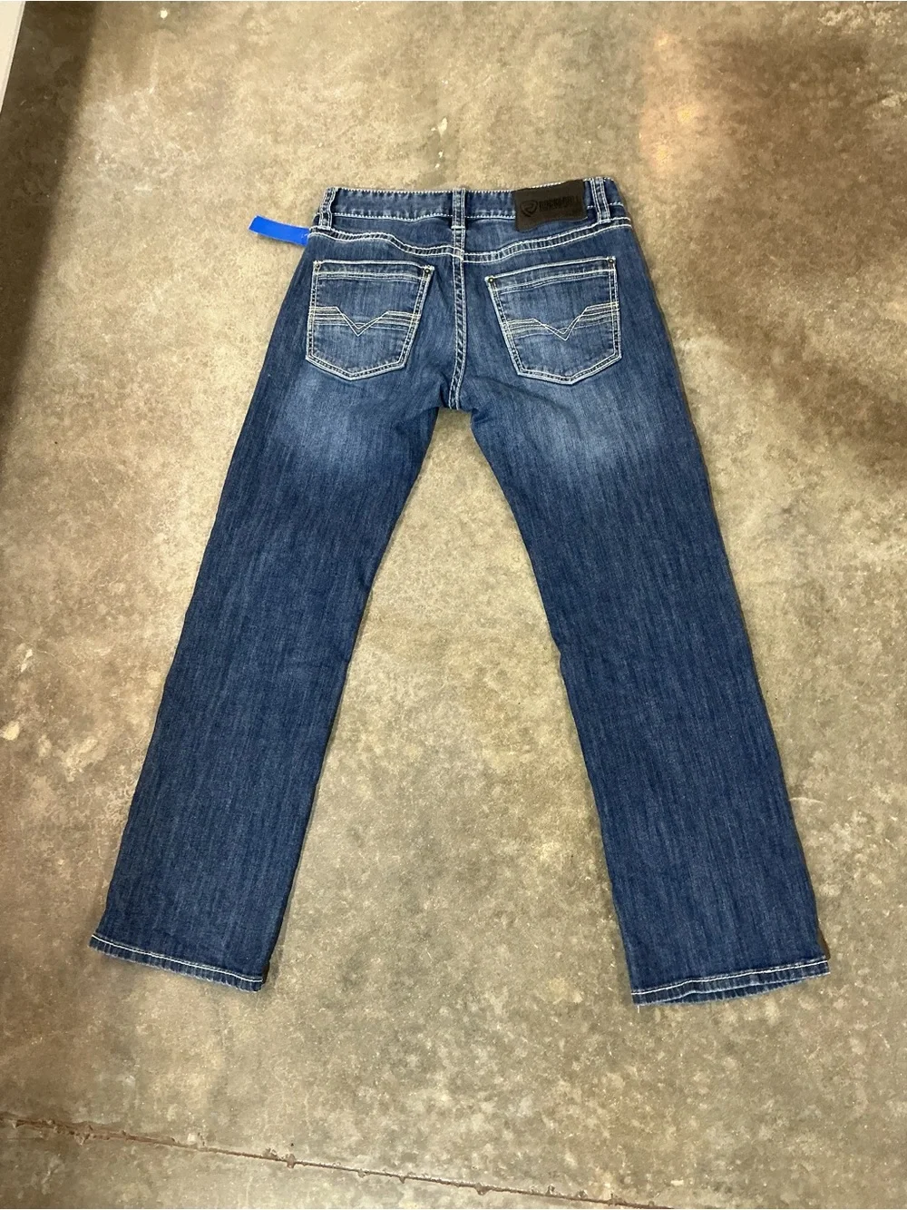 Rock & Roll Denim Pistol Regular Fit Men’s Jeans 31x32 Straight Medium Wash